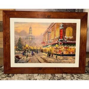 Thomas Kinkade Studios “A Christmas Wish” Limited Edition Paper 8/295 (18x27)